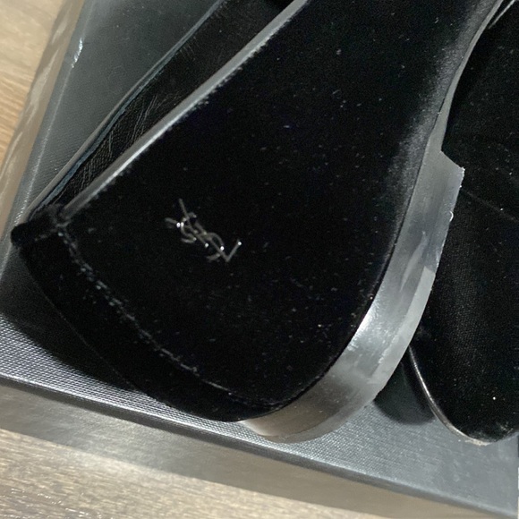 SAINT LAURENT YSL “SMOKING SLIPPER” BLACK SZ 44 US 11 - Picture 2 of 7